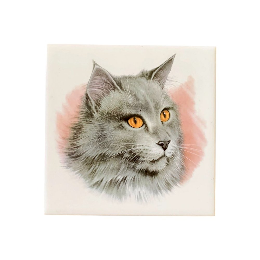 Sussex English Tiles The Cat Ceramic